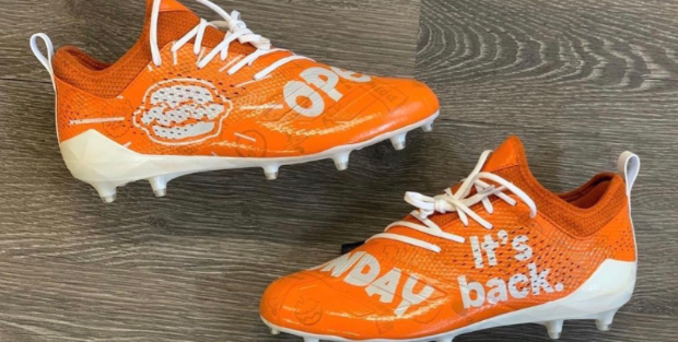 spongebob football cleats