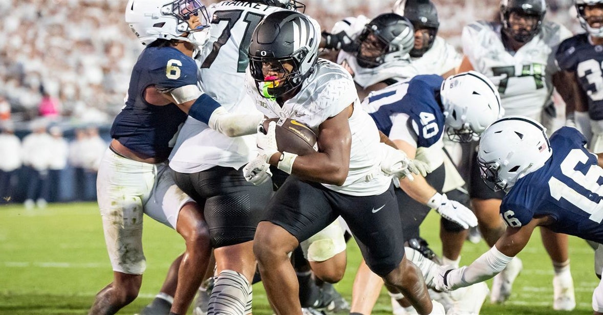 After competition questions, No. 6 Oregon passes its biggest test with overtime win at No. 3 Penn State
