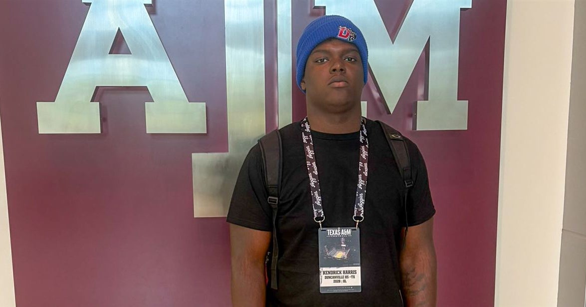 Top247 2028 four-star IOL Kendrick Harris talks gaining offer from Aggies, his interest in Texas A&M