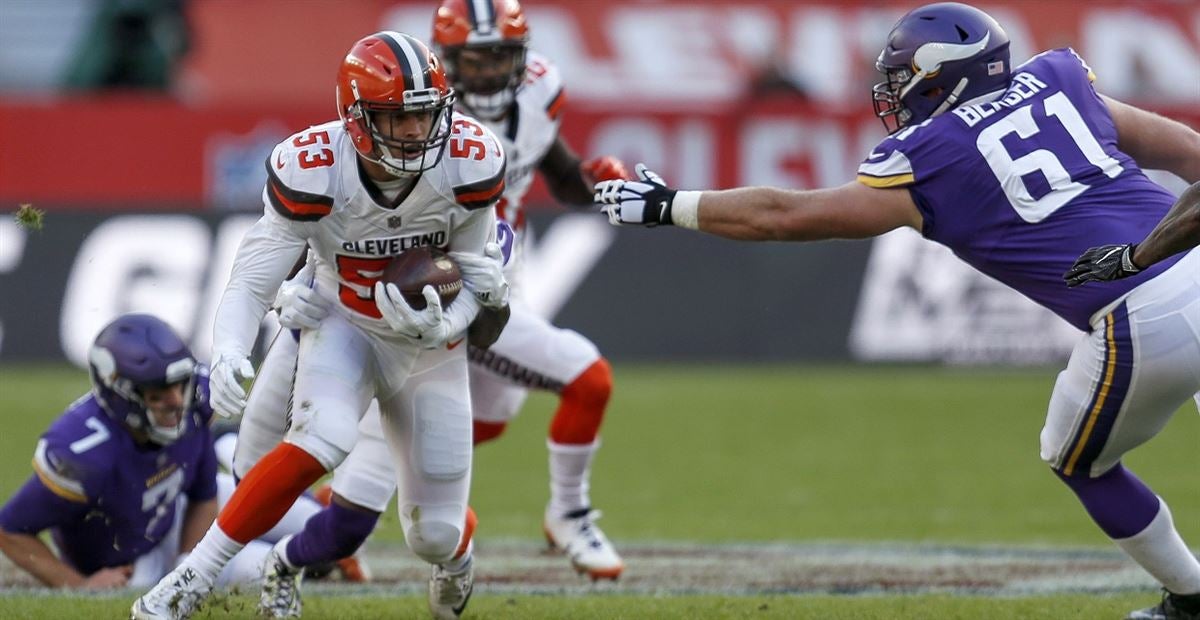 Skunk invades Browns stadium during victory vs. Bucs