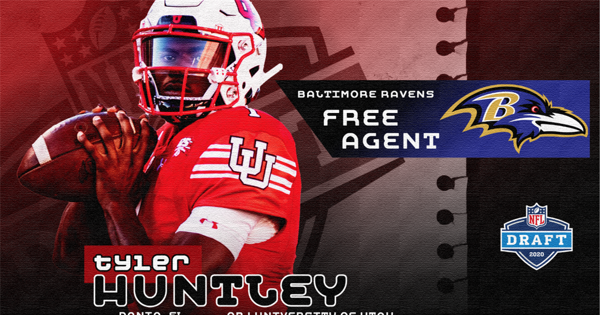 Signed UDFA Tyler Huntley signs with Baltimore Ravens