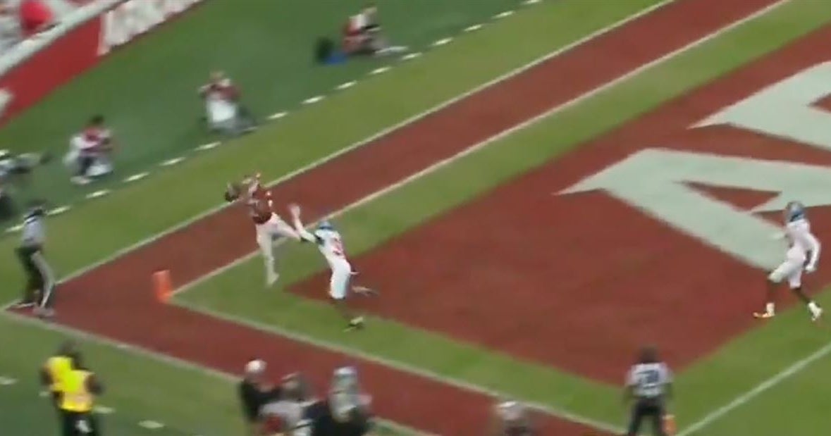 WATCH Treylon Burks makes insane TD catch