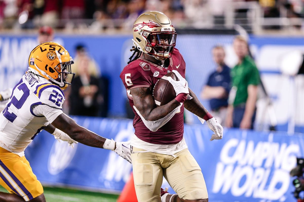 FSU-BC Highlights: Jaheim Bell makes a man miss for six, Trey Benson ...