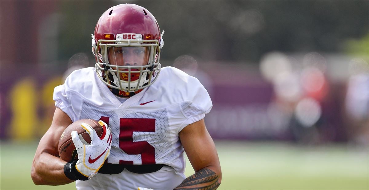 Talanoa Hufanga drops jaws with tipped INT and hurdle for USC