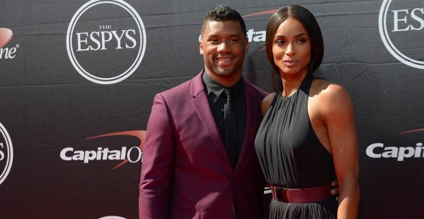 Ciara and Russell Wilson at the ESPYs 2022