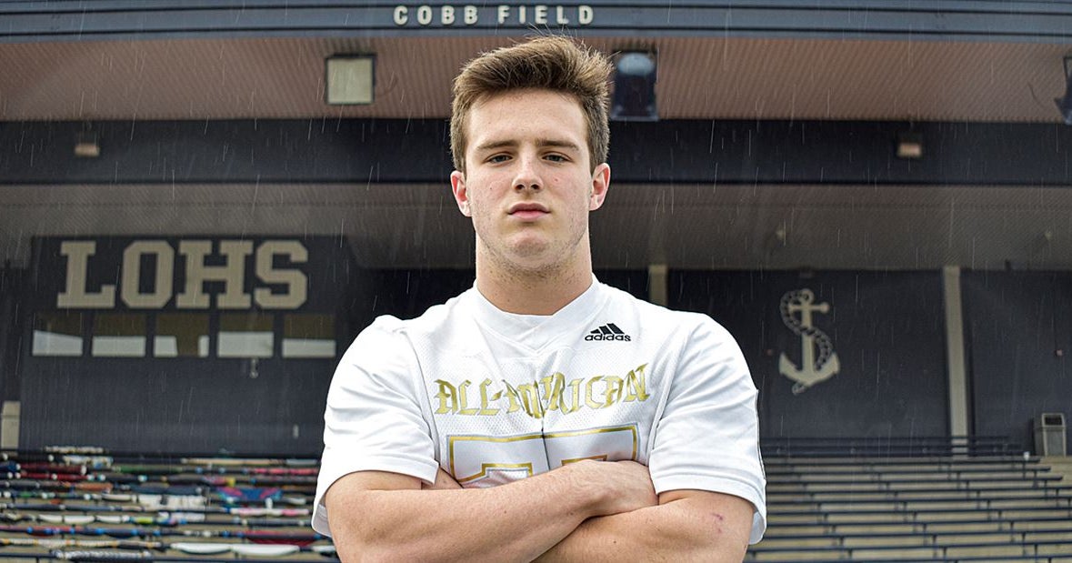 Stanford Apb Commit Casey Filkins Presented With Aa Bowl Jersey