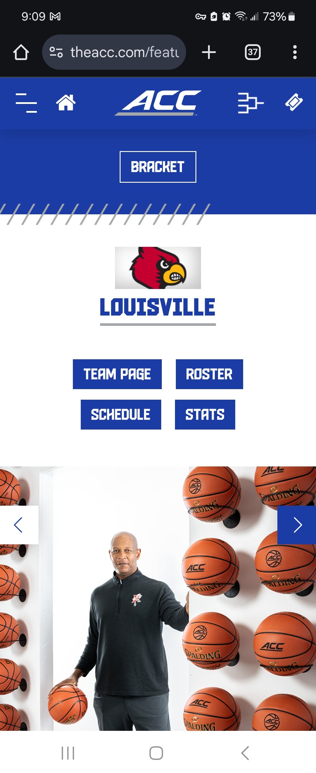 UofL a 2nd (or 3rd) class ACC member treatment as usual...