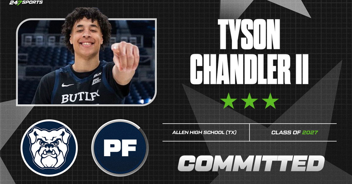 Tyson Chandler II, son of former NBA Champion, commits to Butler