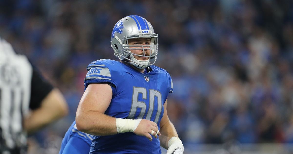 Graham Glasgow returns to Lions practice