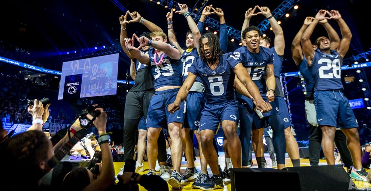 PHOTOS: Penn State Football Performs At THON Pep Rally