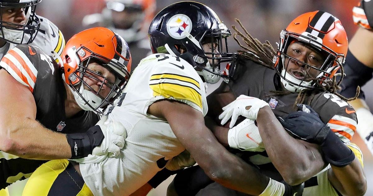 Steelers tackle Dan Moore primed for another matchup against Browns star Myles  Garrett