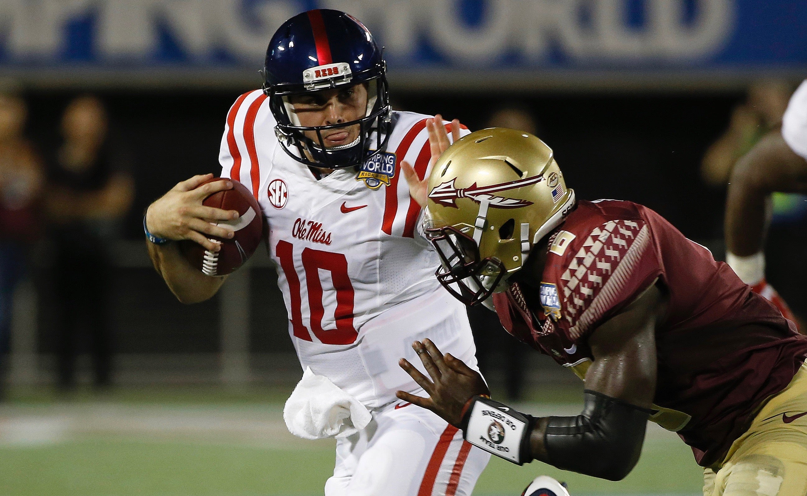 Mississippi wide receiver A.J. Brown (1) shifts positions before a snap  during the first half of an NCAA college football game against Louisiana  Monroe in Oxford, Miss., Saturday, Oct. 6, 2018. (AP