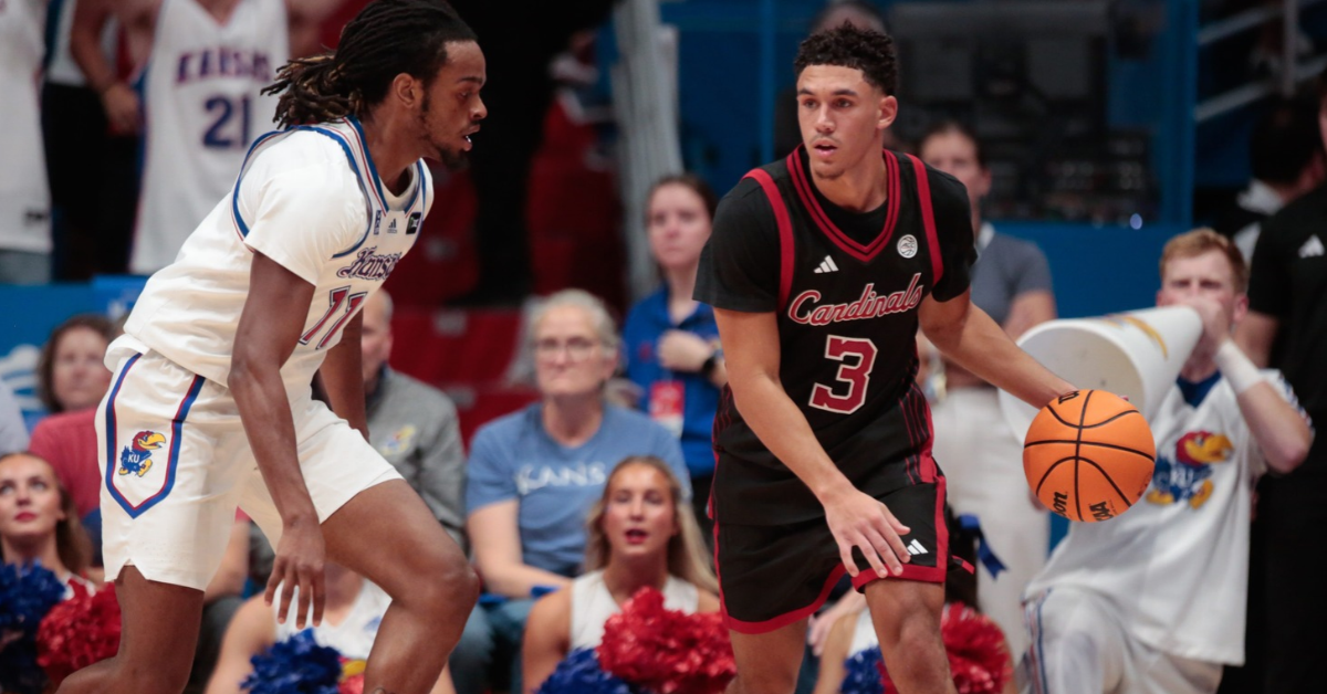 Louisville basketball lineups: Which combinations worked best at Kansas?
