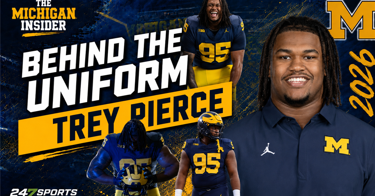 Behind the Uniform with Trey Pierce: Why Michigan's Veteran DT Thinks the Best Is Yet to Come