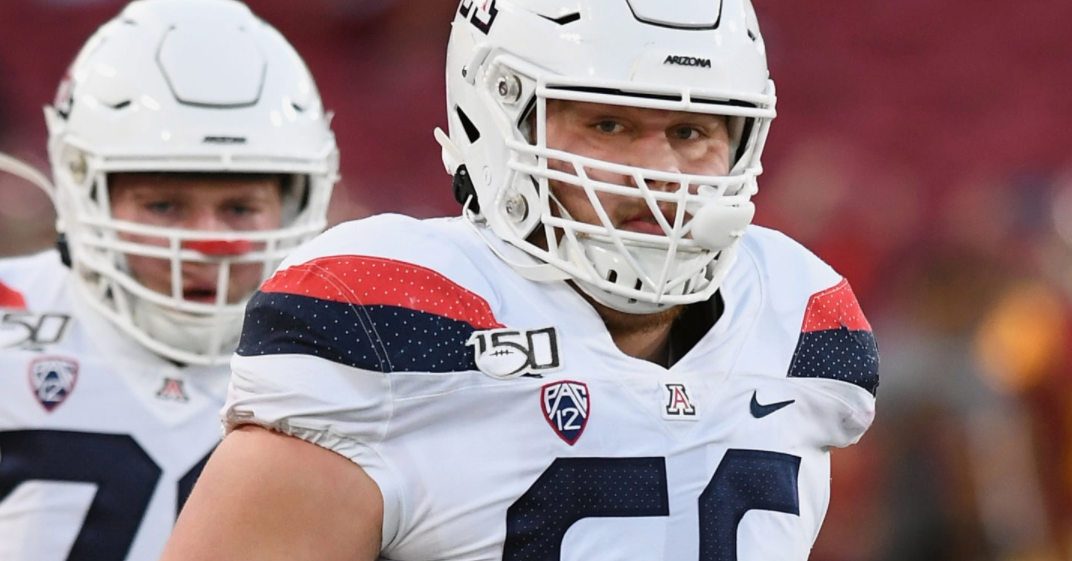 Arizona offensive lineman Robert Congel enters transfer portal