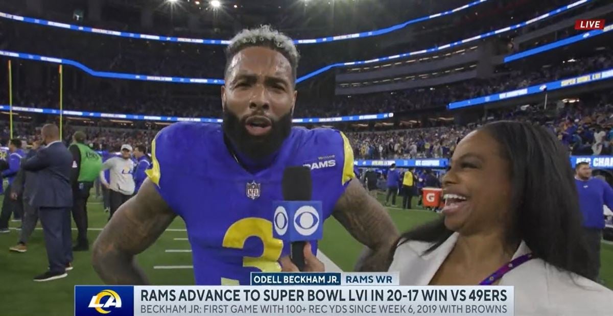 2022 Super Bowl: Odell Beckham has first 100-yard game since 2019