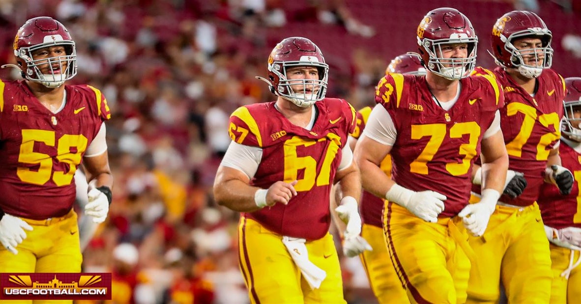 Lincoln Riley pleased with USC's offensive line, but insists starting five still isn't settled
