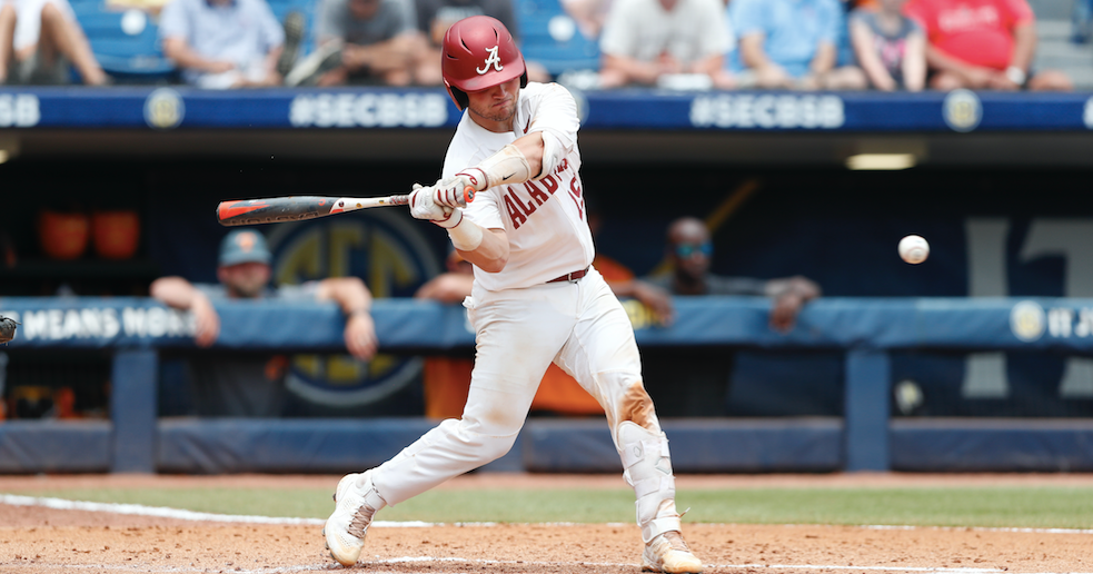 Alabama's SEC Baseball Tournament run ends with loss to Tennessee