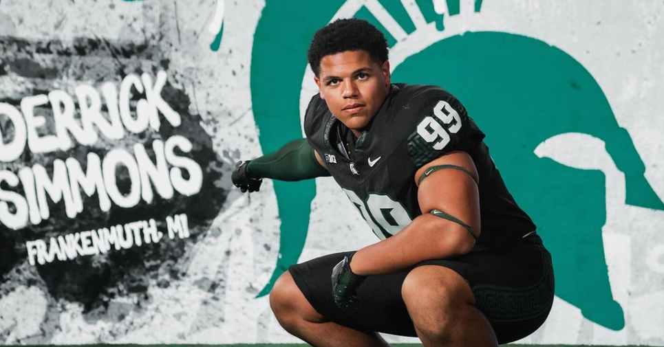 New Four-Star: 2025 Michigan State DT commit Derrick Simmons gets big ...