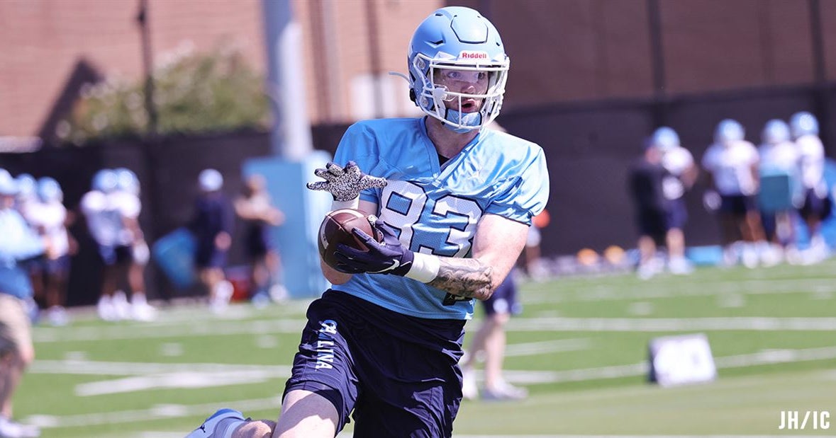 Four Wide Receivers Carrying the Load at UNC Camp