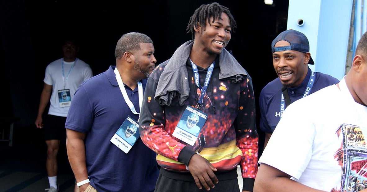 Impromptu Visit Solidifies UNC's Position with D.C. DL De'Andre Cook