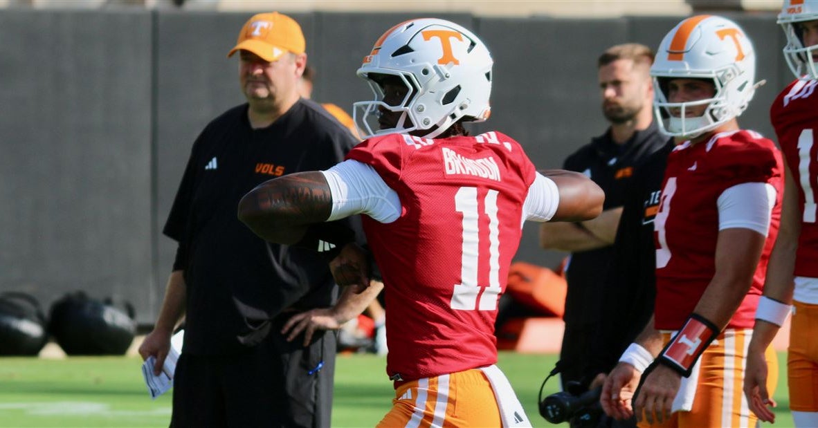 Tennessee Football Practice Highlights: Media receives extended look at Faizon Brandon, George MacIntyre