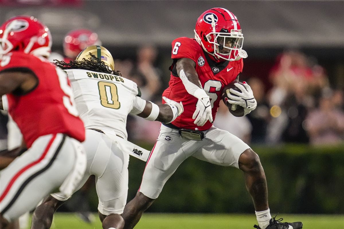 Georgia football practice observations on a rare Sunday viewing time