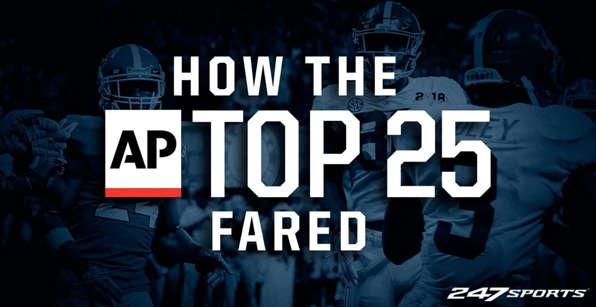 How the AP Top 25 teams fared in Week 7