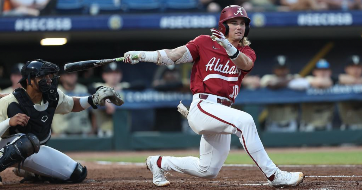 Alabama Baseball Suffers Pair of Losses at Tennessee in Sunday