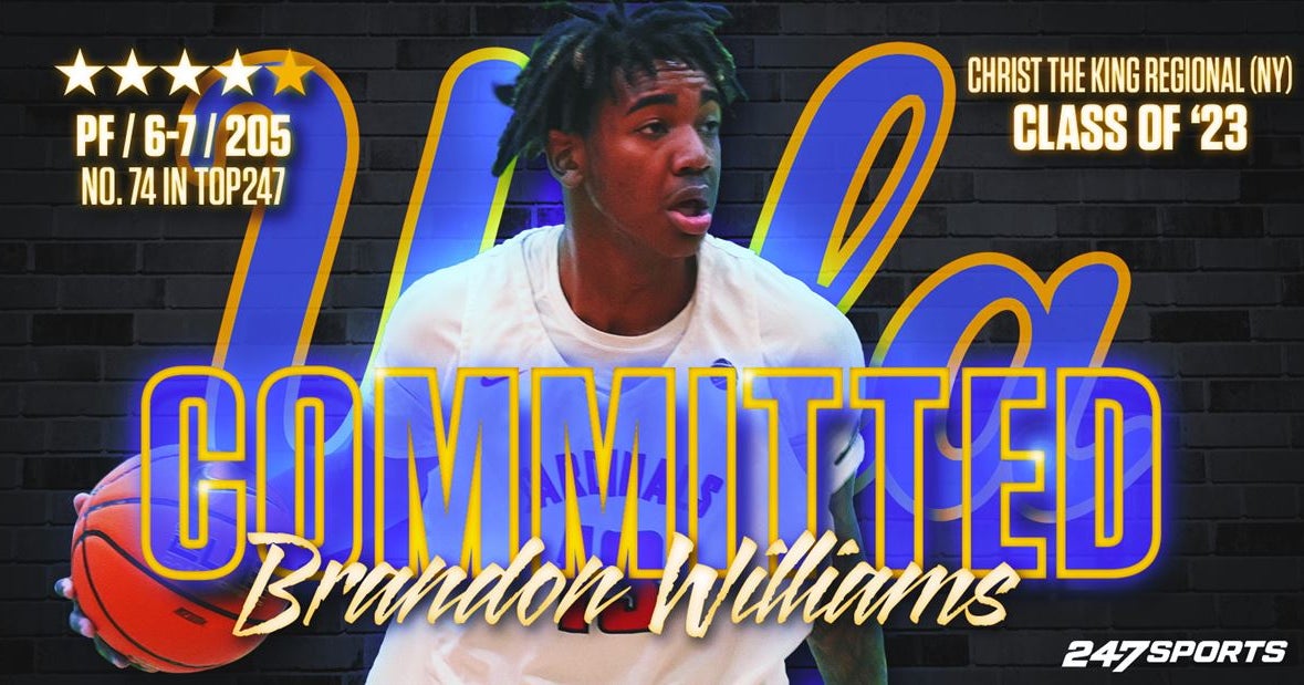 Four-star forward Brandon Williams commits to UCLA Basketball Four-star forward Brandon Williams commits to UCLA Basketball