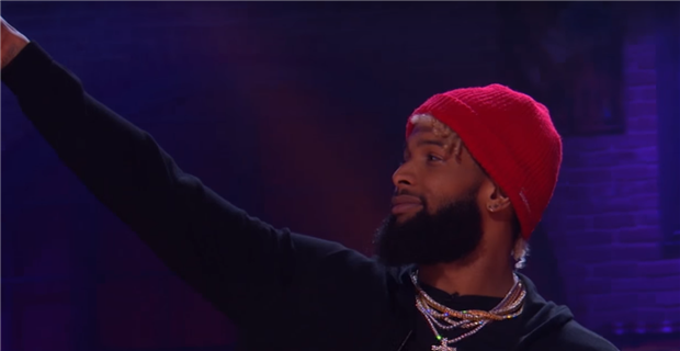 VIDEO: Odell Beckham Jr. Handing a Handful of Money to Justin