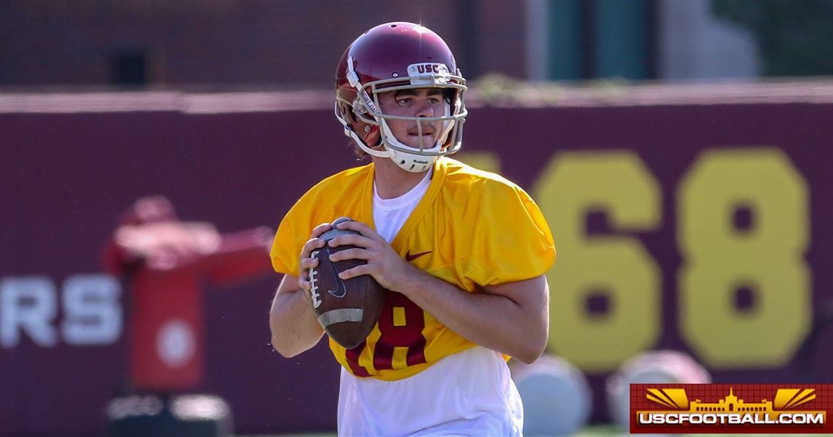 LOOK Freshman QB JT Daniels shows off new USC tattoo