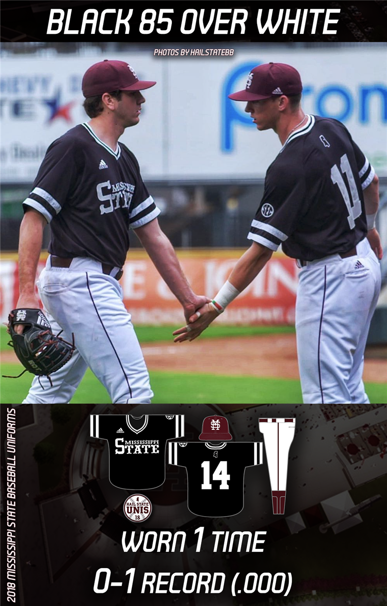 mississippi state baseball black uniforms