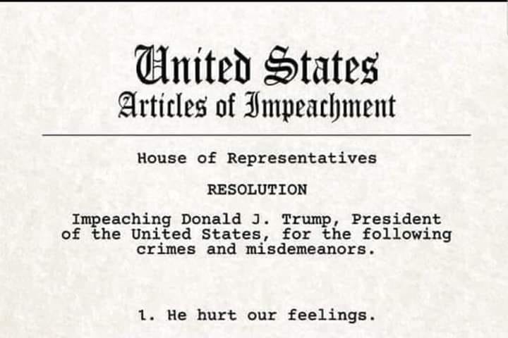 Official Impeachment Document From The Democrats
