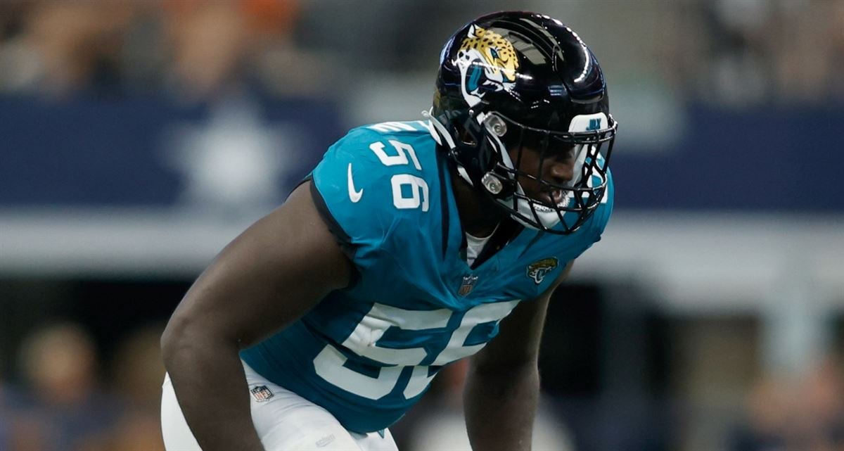 Jacksonville Jaguars linebacker Yasir Abdullah (56) is seen during the first  half of an NFL football