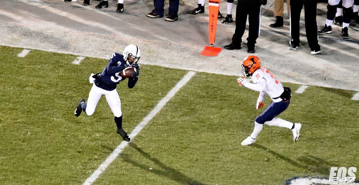 Penn State Nittany Lions football wide receiver Jahan Dotson has his sights  set high after last year's breakout campaign