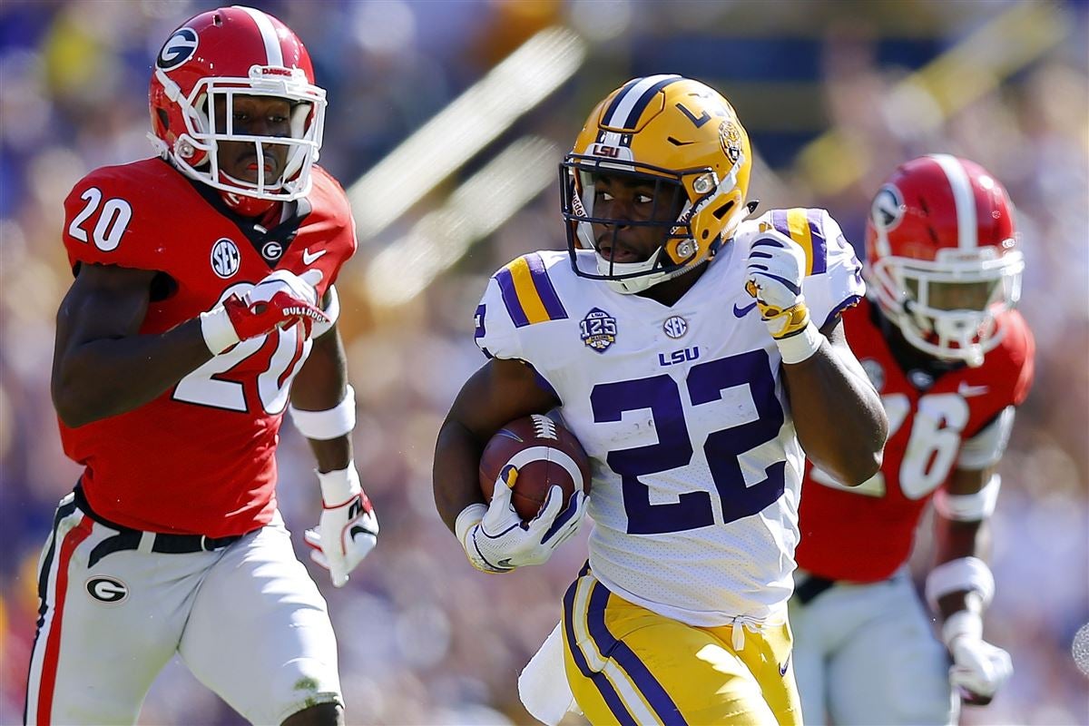 No. 14 LSU runs wild on No. 2 Georgia, winning 36-16, NFL Draft