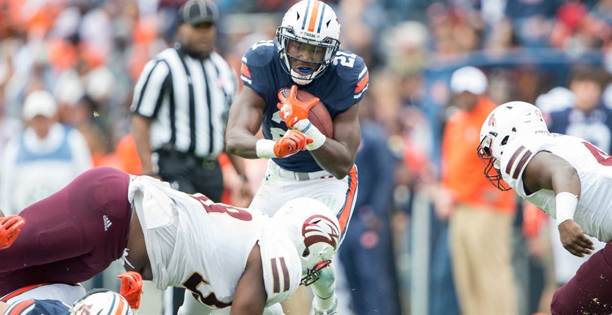 Facing Auburn's Kerryon Johnson is no day at the beach - The Athletic