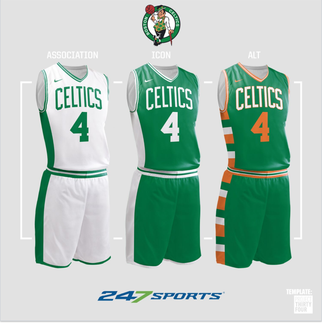 celtics new uniforms