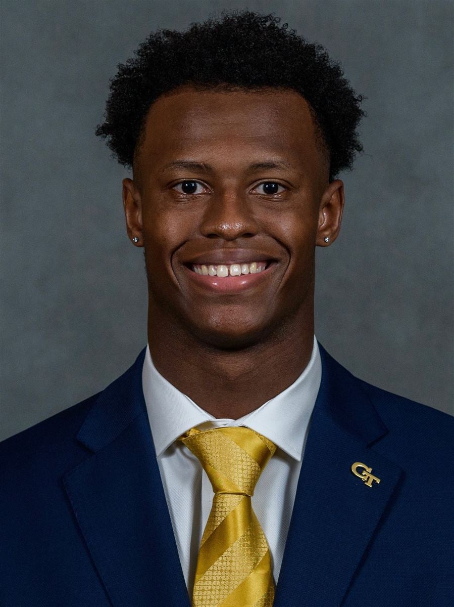 Georgia Tech Adidas Football Student Athlete #14 Jaylon King Navy Foot