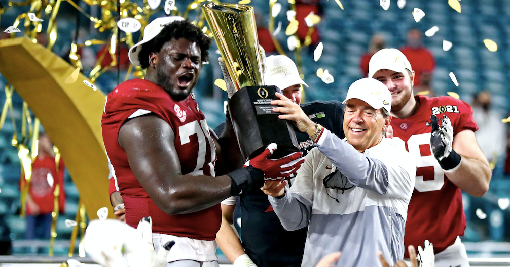 Alabama to honor its 2020 championship team after ADay Game Alabama to honor its 2020 championship team after ADay Game