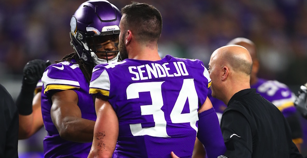 Adam Thielen spits out postgame turkey after Vikings' Thanksgiving win over  Patriots - Sports Illustrated Minnesota Vikings News, Analysis and More