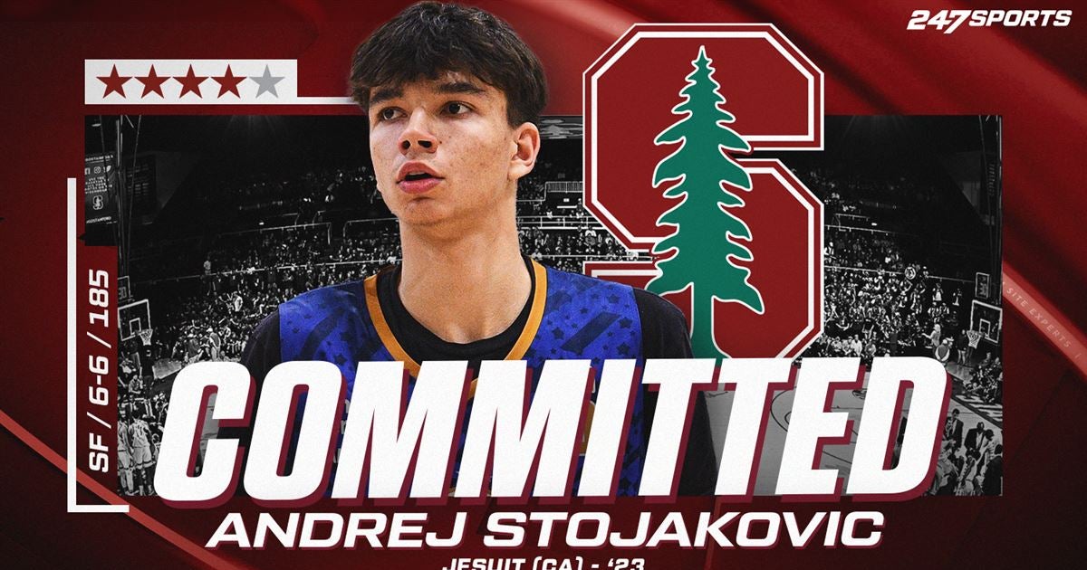 Andrej Stojakovic, son of Peja and the No. 17 prospect in 2023, picks Stanford