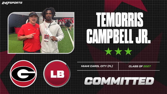 'Such a good fit': South Florida LB Temorris Campbell Jr. commits to Georgia