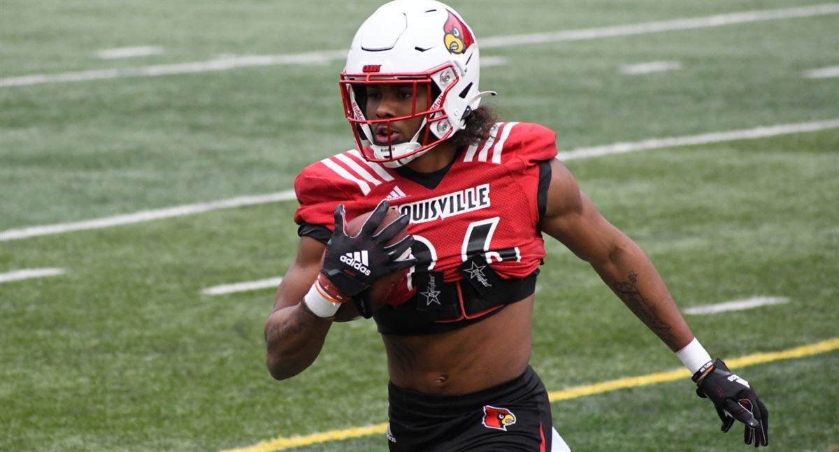 Men's adidas Red Louisville Cardinals Custom Football Jersey