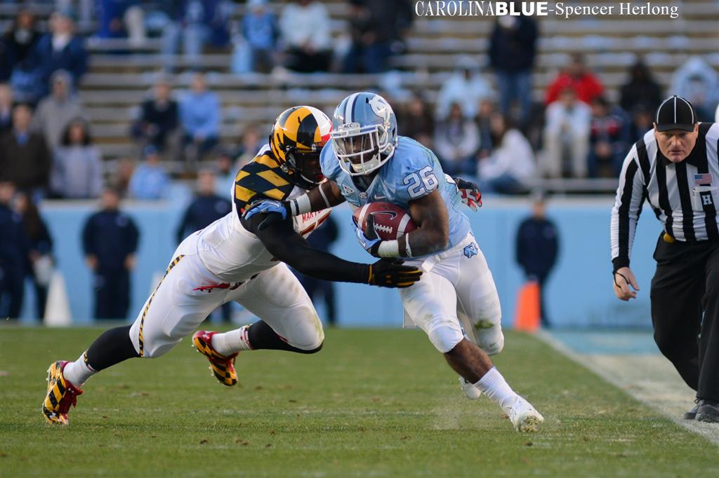 Top 5 Running Backs in UNC history