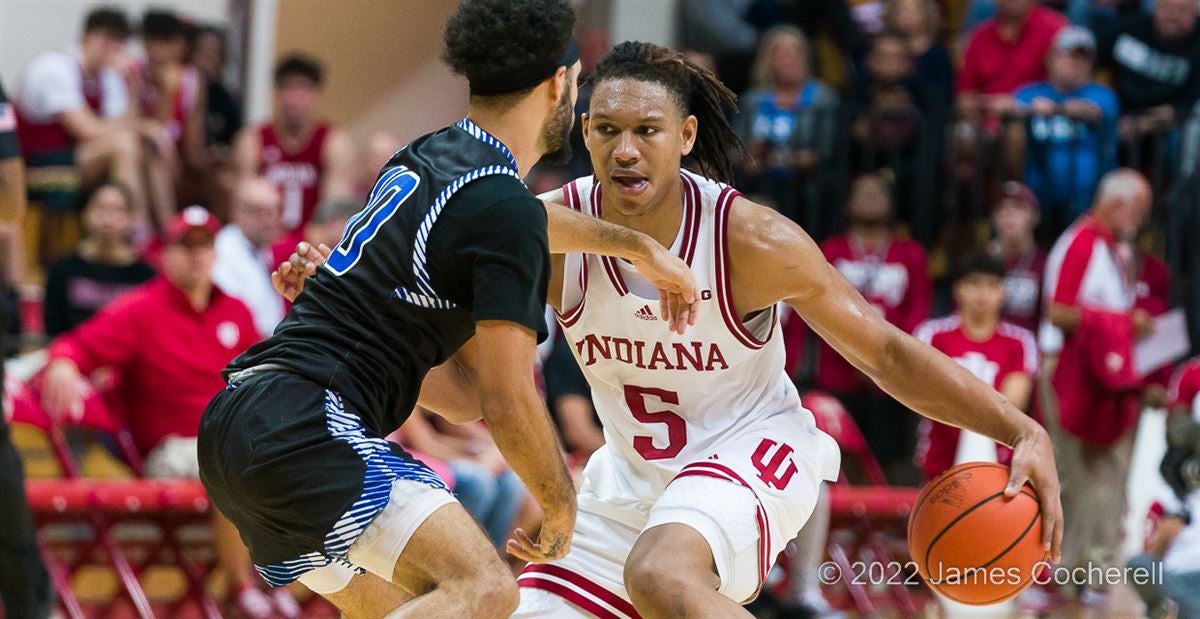 Indiana's Star Freshmen Jalen Hood-Schifino And Malik Reneau Play As ...