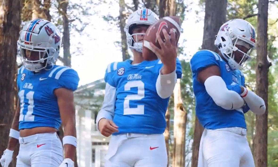 Rebels release video with powder blue jerseys