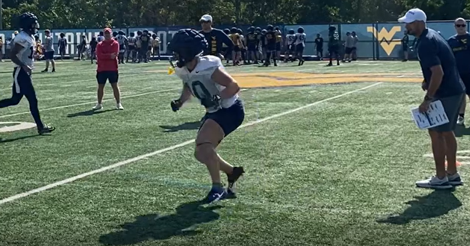 Inside the action from WVU's first open practice of 2024