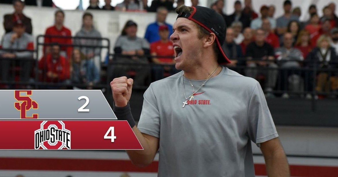 Ohio State men's tennis take down No. 1 USC